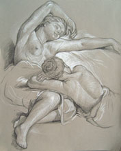 Atelier Boubok : cours de dessin et cours de peinture  Paris, stage de dessin et stage de peinture  Paris, modle vivant nu, nature morte, croquis dans les muses, parcs et cafs parisiens. (JPEG)