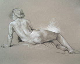 Atelier Boubok : cours de dessin et cours de peinture  Paris, stage de dessin et stage de peinture  Paris, modle vivant nu, nature morte, croquis dans les muses, parcs et cafs parisiens. (JPEG)