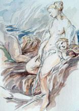 Atelier Boubok : cours de dessin et cours de peinture � Paris, stage de dessin et stage de peinture � Paris, mod�le vivant nu, nature morte, croquis dans les mus�es, parcs et caf�s parisiens. (JPEG)