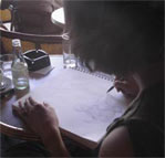 Atelier Boubok : cours de dessin et cours de peinture  Paris, stage de dessin et stage de peinture  Paris, modle vivant nu, nature morte, croquis dans les muses, parcs et cafs parisiens. (JPEG)